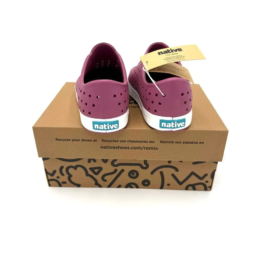 NEW! Native Jefferson Child Shoes - Twilight Pink/Shell White - c11
